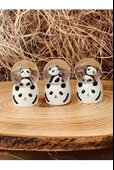 Küçük Boy Panda Kar Küresi Işıklı 6.5 Cm - 1