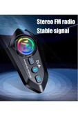 Y12  Motor Kask Kulaklık Rgb Modlu Radyolu Motosiklet Kulaklık 5.3 Bluetooth Intercom thumbnail 3