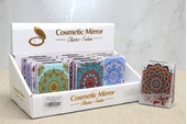 Mandala Desenli Hareketli Sulu El Aynası Alk4581 - 1