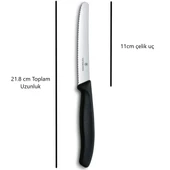 Siyah Soyacak & Bıçak Seti 2 li (Tırtıklı Kenar & Tırtıklı Kenar) thumbnail 5