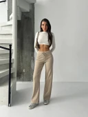 Fit comfort bej salaş pantolon A6011 thumbnail 6