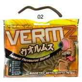 Fladen Vermz Kum Solucanı 8.5 cm 20'li Paket 02 Renk Silikon Yem - 1