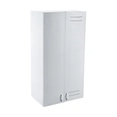 Omnipazar CLK-629 Plastik Kombi Kabini Dolabı 2 Kapaklı Beyaz thumbnail 1