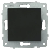 Ovivo Grano Tekli Elektrik Anahtarı - Dayanıklı Siyah Plastik Çerçeve ile Kolay Montaj thumbnail 3