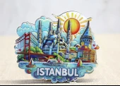 Ahşap İstanbul Temalı Magnet Alk4600 - 1
