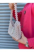 El Örmesi - İnci Işıltısıyla Omuz Çantası- Günlük ,Özel Gün (Nikah,Düğün) - 3