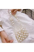El Örmesi -  İnci Mini Çanta- Günlük ,Özel Gün (Nikah,Düğün) - 3