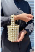 El Örmesi - İnci Silindir El Çantası- Günlük ,Özel Gün (Nikah,Düğün) - 1
