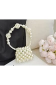 El Örmesi -  İnci Mini Çanta- Günlük ,Özel Gün (Nikah,Düğün) - 1
