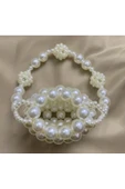 El Örmesi -  İnci Mini Çanta- Günlük ,Özel Gün (Nikah,Düğün) - 2