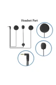 Jack Girişli 3.5mm İntercom Kulaklığı Bt31,bt22,bt35 Uyumlu Motorsiklet Kask Yedek Mikrofon thumbnail 1