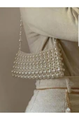 El Örmesi - İnci Şık Omuz Çantası- Günlük ,Özel Gün (Nikah,Düğün) - 2