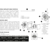 Viko Karre Anahtar - Beyaz 90960701 - 3