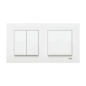 Viko Karre Beyaz Ikili Set Komütatör ve Anahtar thumbnail 1