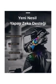 Y21 Rgb Işık Efektli Intercom Bluetooth Motosiklet Kask Kulaklığı Intercom Kulaklık thumbnail 2
