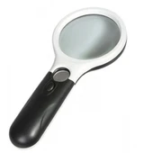 3 Led Işıklı 3x75 Mm 45x22 Mm  El Büyüteç - 1