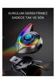 Y21 Rgb Işık Efektli Intercom Bluetooth Motosiklet Kask Kulaklığı Intercom Kulaklık thumbnail 6