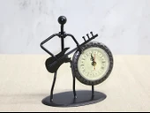 Metal Saatli Gitar Çalan Müzisyen Alk4334 - 1