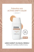 ISDIN Fotoultra 100 Active Unify Color Spf 50 50 ml Leke Karşıtı Su Bazlı Renkli Yüz Güneş Kremi thumbnail 1