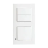 Viko Karre Beyaz Ikili Set Komütatör ve Anahtar thumbnail 2