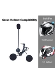 Jack Girişli 3.5mm İntercom Kulaklığı Bt31,bt22,bt35 Uyumlu Motorsiklet Kask Yedek Mikrofon thumbnail 3