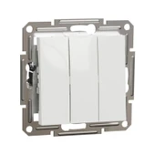 Schneider Electric Schneider Asfora Beyaz Üçlü Anahtar thumbnail 1