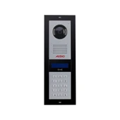AUDIO 003003 Mekanik Butonlu 2X16 LCD Kart Okuyuculu Zil Paneli - 1