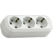 Makel 3'lü Topraklı Klemensli Kablosuz Grup Priz thumbnail 2