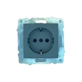 Ovivo Grano Metalik Füme Topraklı Priz Çerçevesizdir thumbnail 1