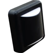 Ack Uzmlight Ack AH07-05101 3000K Günışığı 4W Siyah Kasa IP44 LED Duvar Apliği Siyah Kasa Duvar Armatür 2120000141881 thumbnail 4