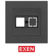 Exen Karell Antrasit Data Priz Jaksız thumbnail 1