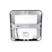 Ack Uzmlight Ack AH07-05031 6500K Beyaz Işık 4W Siyah Kasa IP44 LED Duvar Apliği Bahçearmatürü - 5