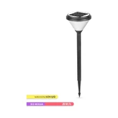 Ack Solar LED Bahçe Armatürü Opak Cam 3000K Günışığı Set Üstü ve Kazıklı Güneş Enerjili Bahçe Aydınlatması - 3