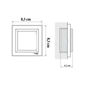 Schneider Electric Schneider Asfora Plus Antrasit Topraklı Priz Çocuk Korumalı Çerçeveli - EPH2900271 thumbnail 3