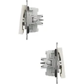 Schneider Asfora Krem Üçlü Anahtar - Çerçeveli thumbnail 3