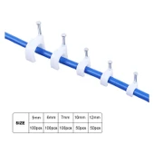 UK Çelik Çivili Kroşe Beton Kablo Kroşesi No:3 100 Adet thumbnail 4