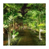 Uzm Light Fumagalli Bahçe Armatür Çim Tipi Kazıklı Tekli GU10 IP67 6W 615LM 100-240V Yeşil 320 x 122 mm Siyah - 4