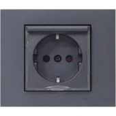 Viralighting Ovivo Grano Füme Kapaklı Priz thumbnail 1