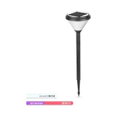 Ack Solar LED Bahçe Armatürü Opak Cam 6500K Beyaz Işık Set Üstü ve Kazıklı Güneş Enerjili Bahçe Aydınlatması - 5