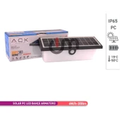 Ack Sensörlü Güneş Enerjili LED Bahçe Armatürü, Duvar Aydınlatması 4 Mod/'lu Kullanım - 4