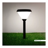 Ack Solar LED Bahçe Armatürü Opak Cam 6500K Beyaz Işık Set Üstü ve Kazıklı Güneş Enerjili Bahçe Aydınlatması - 1
