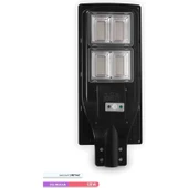 Ack 240 LED Li LED Solar Sokak Armatürü Siyah Kasa 6500K Beyaz Işık 3.2V 120W - 1