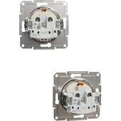 Schneider Electric Schneider Asfora Plus Antrasit Topraklı Priz Çocuk Korumalı Çerçeveli - EPH2900271 thumbnail 2