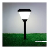 Ack Solar LED Bahçe Armatürü 6500K Beyaz Işık Set Üstü ve Kazıklı Güneş Enerjili Bahçe Aydınlatması Şeffaf thumbnail 1