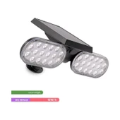 Ack Solar LED Kazıklı Çim Armatürü Güneş Enerjili Bahçe Duvar Aydınlatması Yeşil Renk - 5