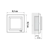 Schneider Electric Schneider Asfora Krem Vavien+ Vavien (Çerçeveli) - 4