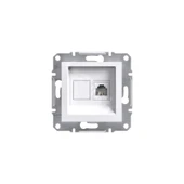 Schneider Electric EPH4170121 Asfora Beyaz Nümeris Telefon Prizi RJ11 Çerçevesiz thumbnail 2
