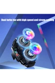 EXENAR Çift Fanlı Gaming Telefon Hava Soğutma Fanı Derece Göstergeli Radyatör Sessiz Fan Telefon Soğutucu thumbnail 4