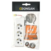 Günsan Visage Üçlü Çocuk Korumalı Topraklı Grup Priz 3 m thumbnail 2