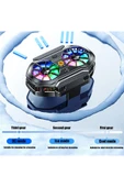 EXENAR Çift Fanlı Gaming Telefon Hava Soğutma Fanı Derece Göstergeli Radyatör Sessiz Fan Telefon Soğutucu thumbnail 5